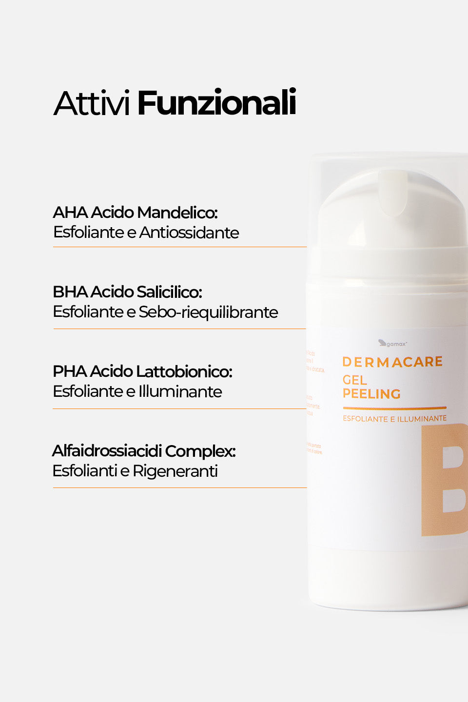 Gel Peeling - Esfoliante e Illuminante 100ml - Esfolianti Viso - Skincare - Gamax