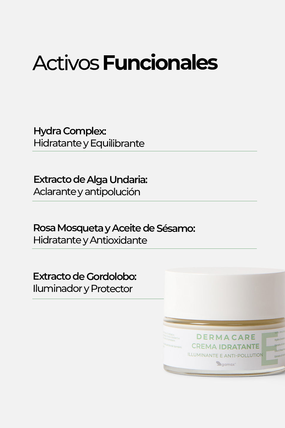 Crema Idratante - Illuminante e Anti-Pollution 50ml - Creme viso - Skincare - Gamax