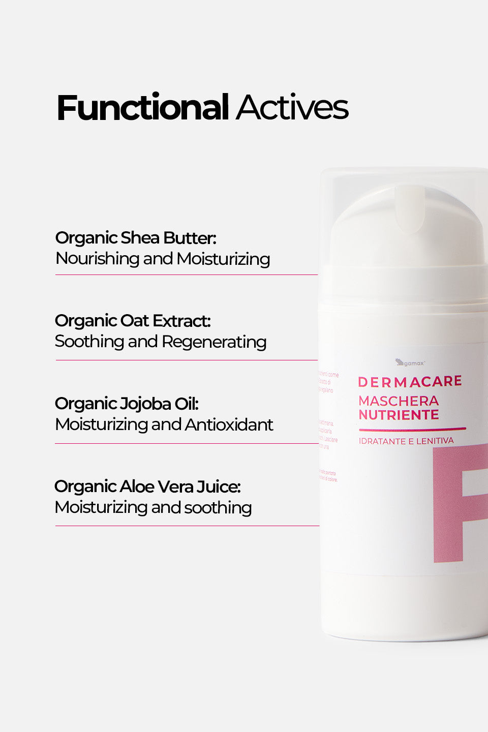 Maschera Nutriente - Idratante e Lenitiva 100ml - Maschere viso - Skincare - Gamax