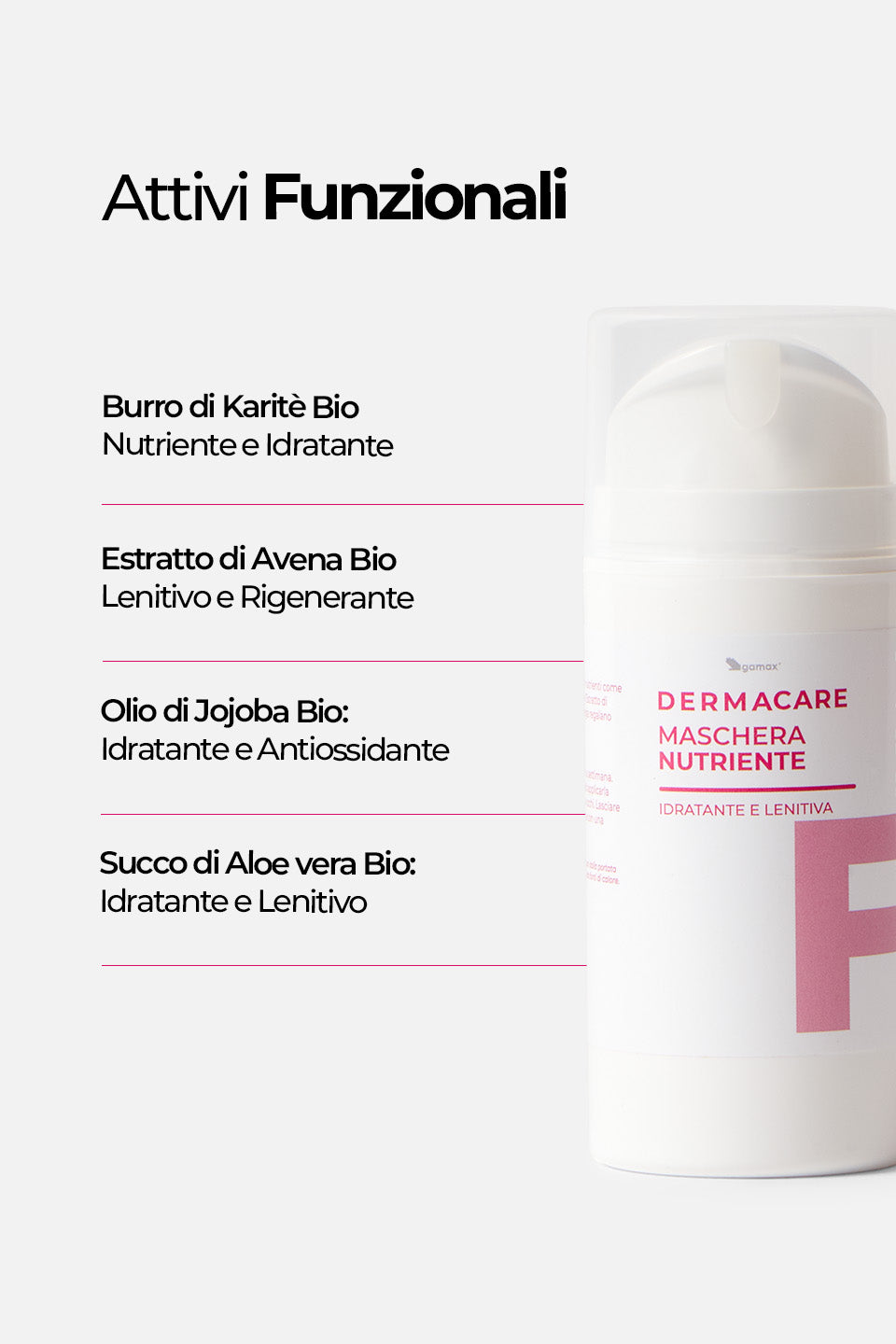 Maschera Nutriente - Idratante e Lenitiva 100ml - Maschere viso - Skincare - Gamax
