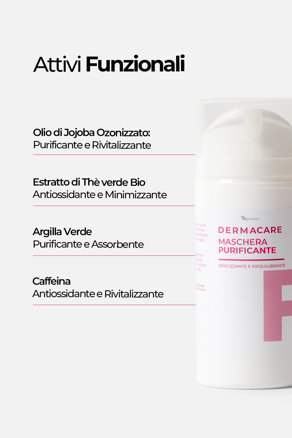 Maschera Purificante - Opacizzante e Riequilibrante 100ml - Maschere viso - Skincare - Gamax