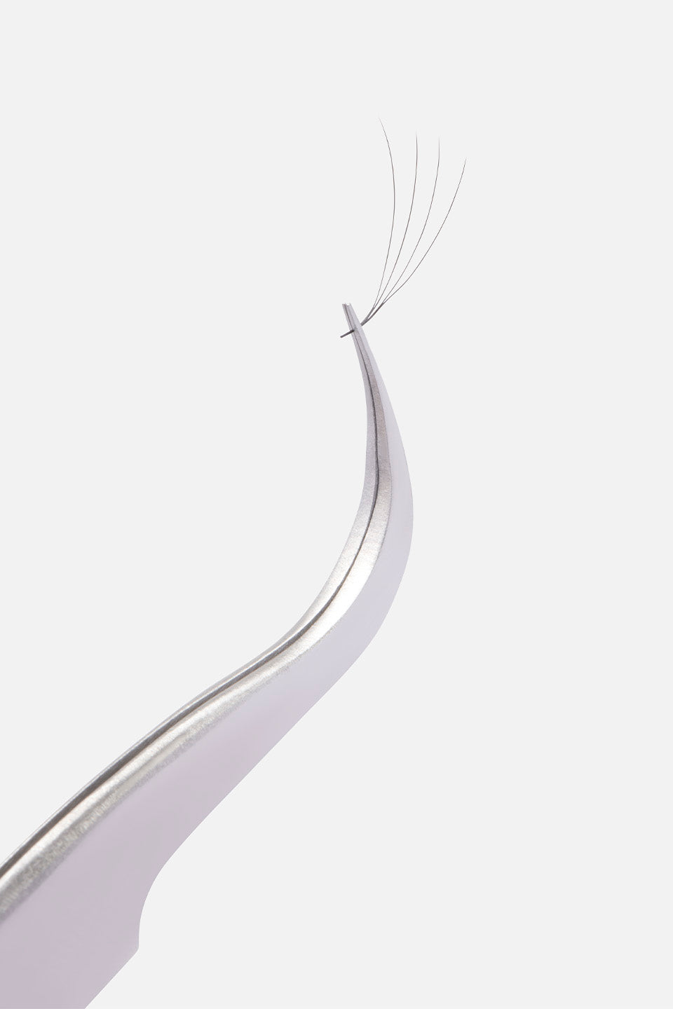 Pinzetta per extension ciglia punta curva - Accessori per extension ciglia - Gamax