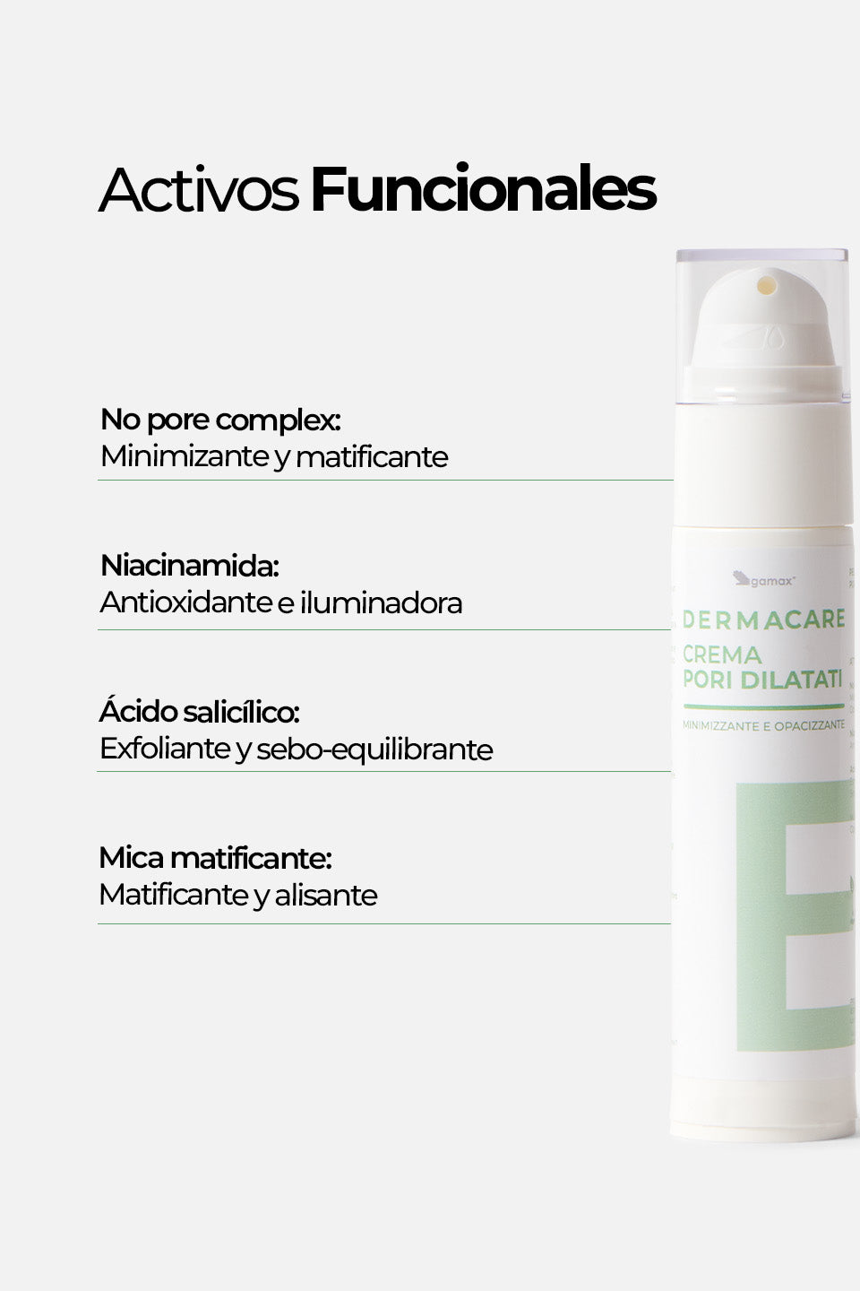 Crema Pori Dilatati - Minimizzante e Opacizzante 50ml - Creme viso - Skincare - Gamax