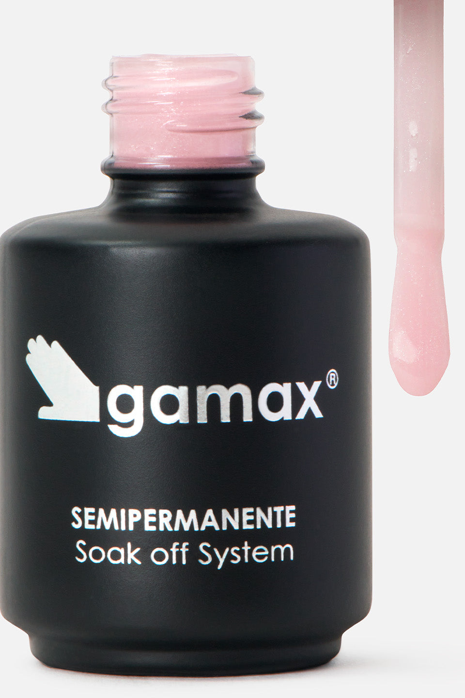 top coat rosa glitter