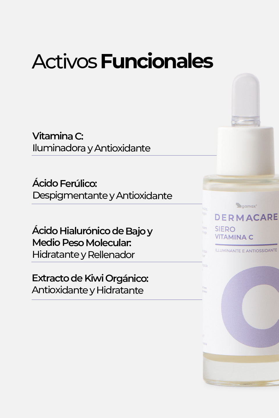 Siero Vitamina C - Illuminante e Antiossidante 30ml - Sieri Viso - Skincare - Gamax