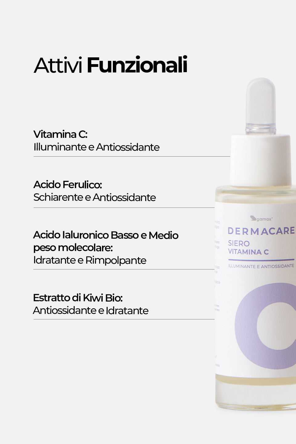Siero Vitamina C - Illuminante e Antiossidante 30ml - Sieri Viso - Skincare - Gamax
