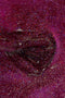 Texture glitterata dello smalto semipermanente Red Glitz di Gamax