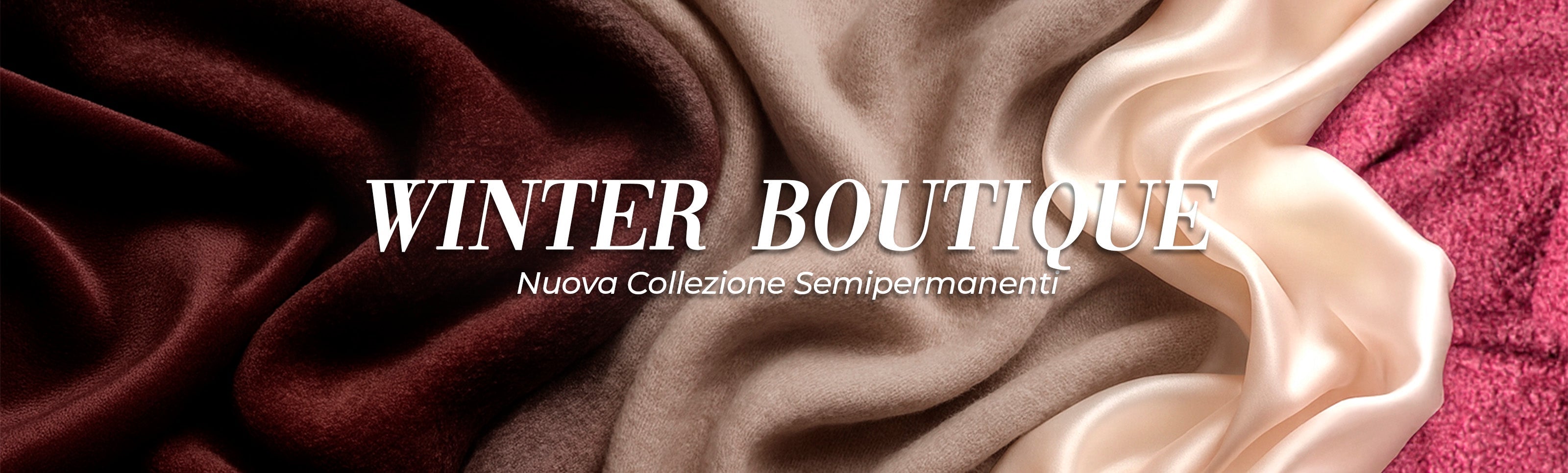 banner con tessuti differenti