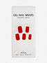 Gel nail stickers arancione