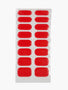 Gel nail stickers arancione