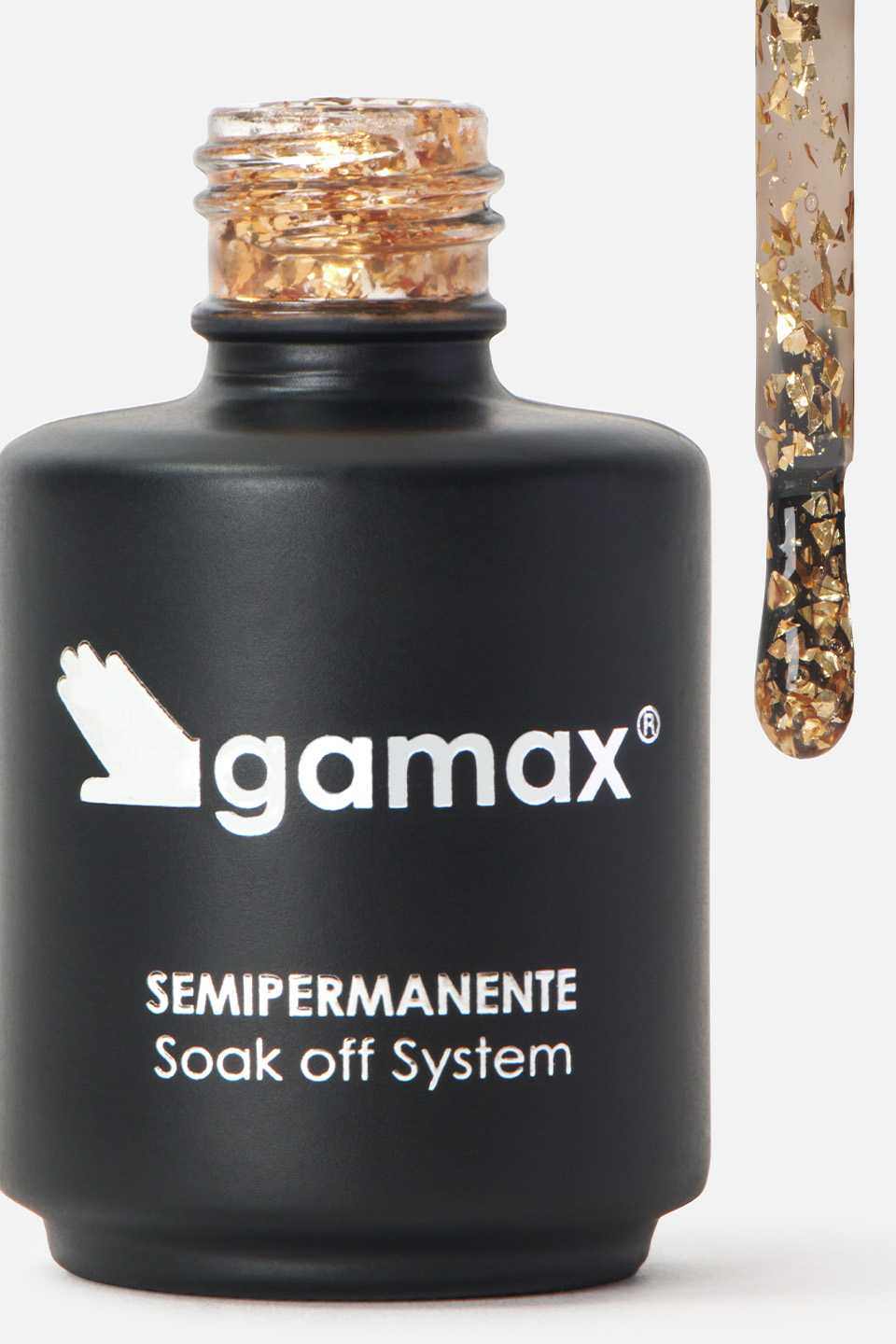 Smalto semipermanente trasparente glitter Renzo & Lucia 15 ml