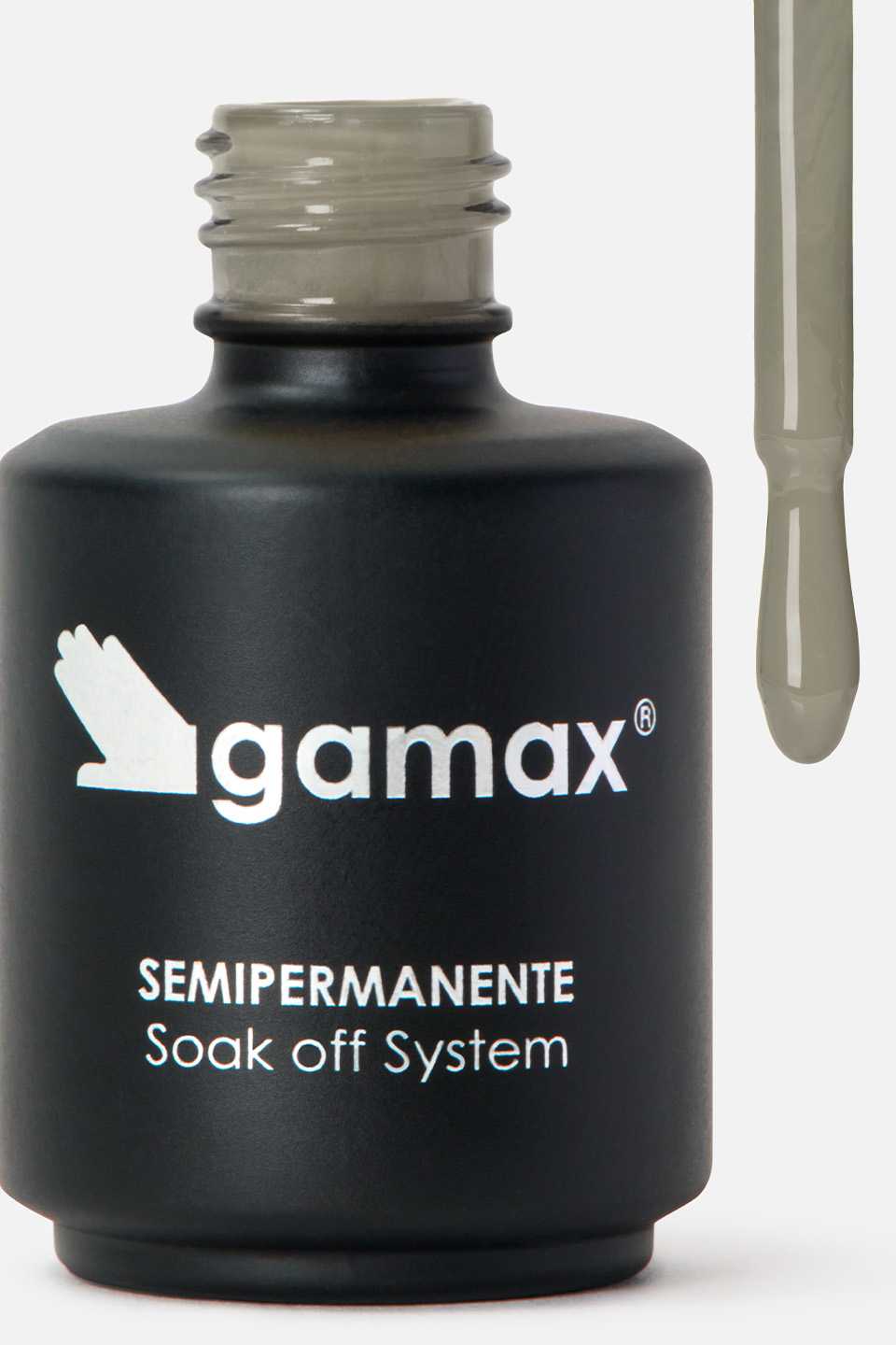 Smalto semipermanente grigio verdastro Maya 15 ml