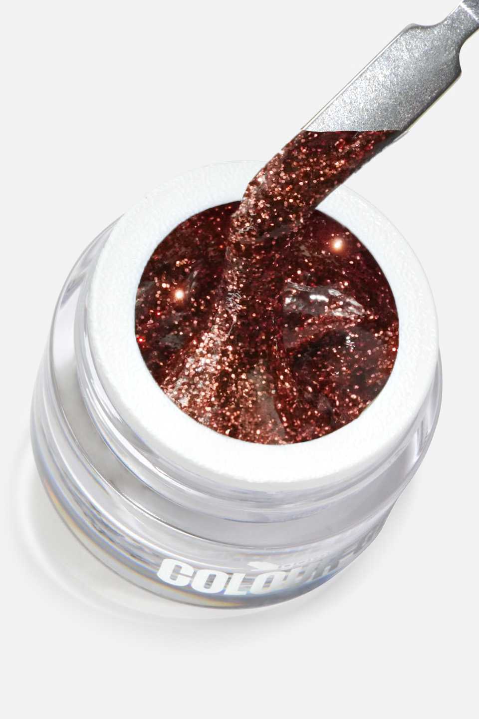 Gel UV colorato rame glitter Vergine 5 g