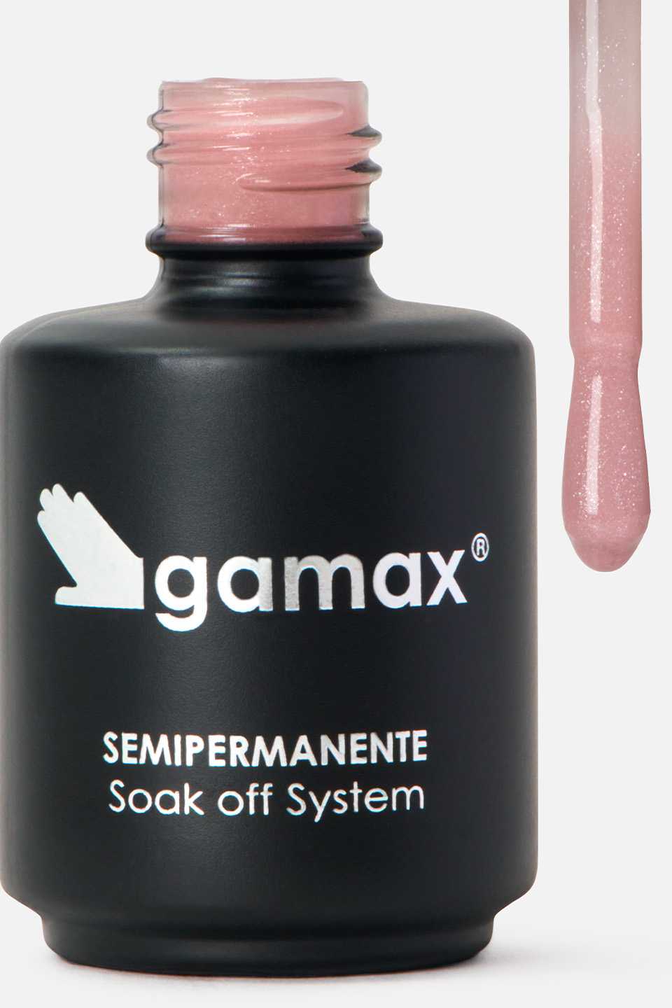 Semipermanente rinforzato rosa glitter Fast Cover 15 ml