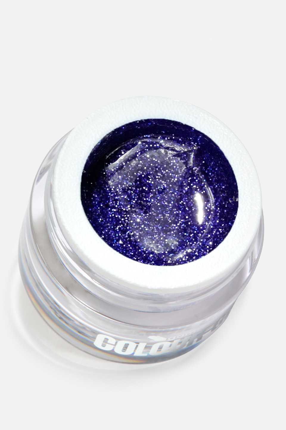 Gel UV colorato viola glitter Giove 5 g