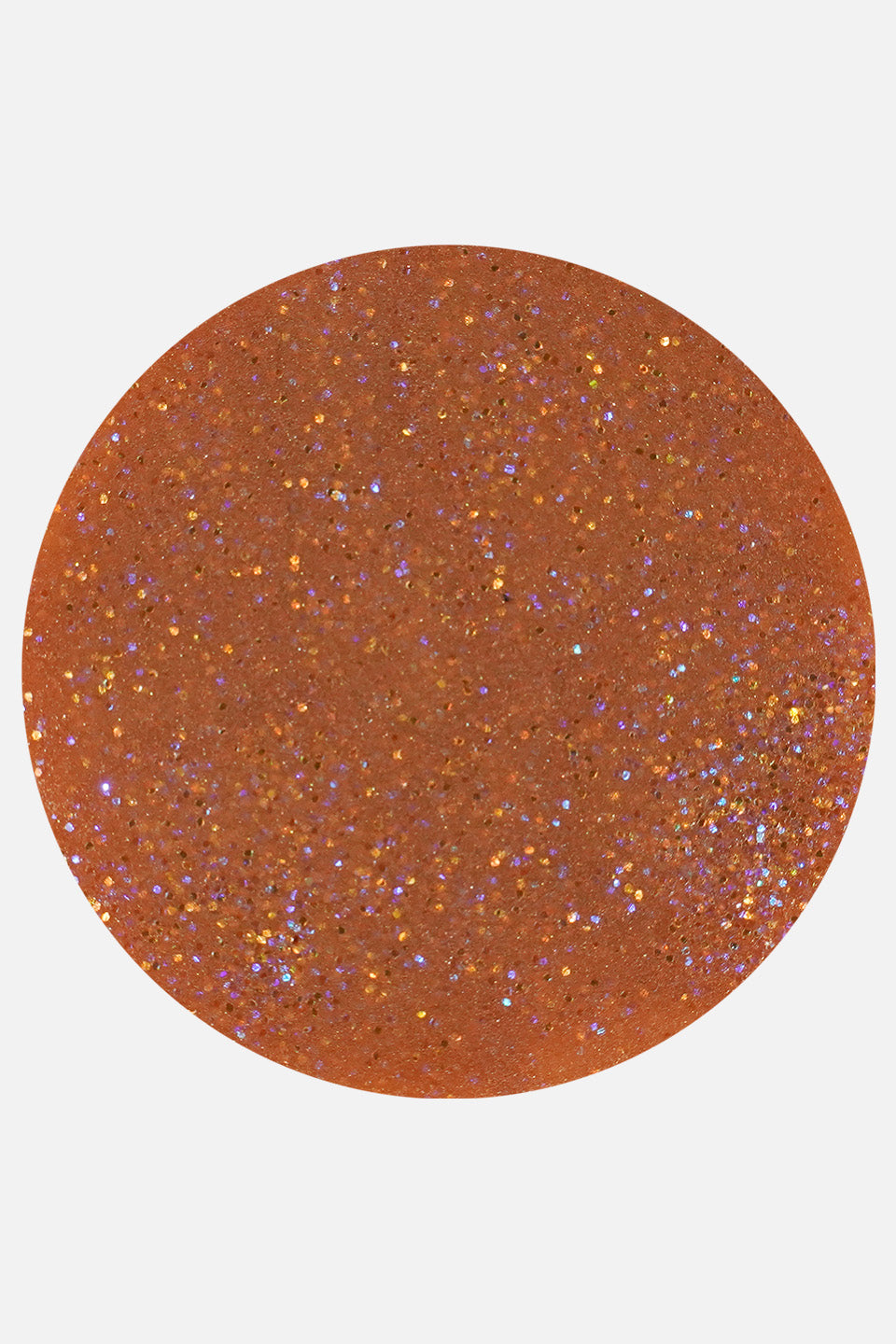 Polvo acrílico marrón tabaco glitter 5 g