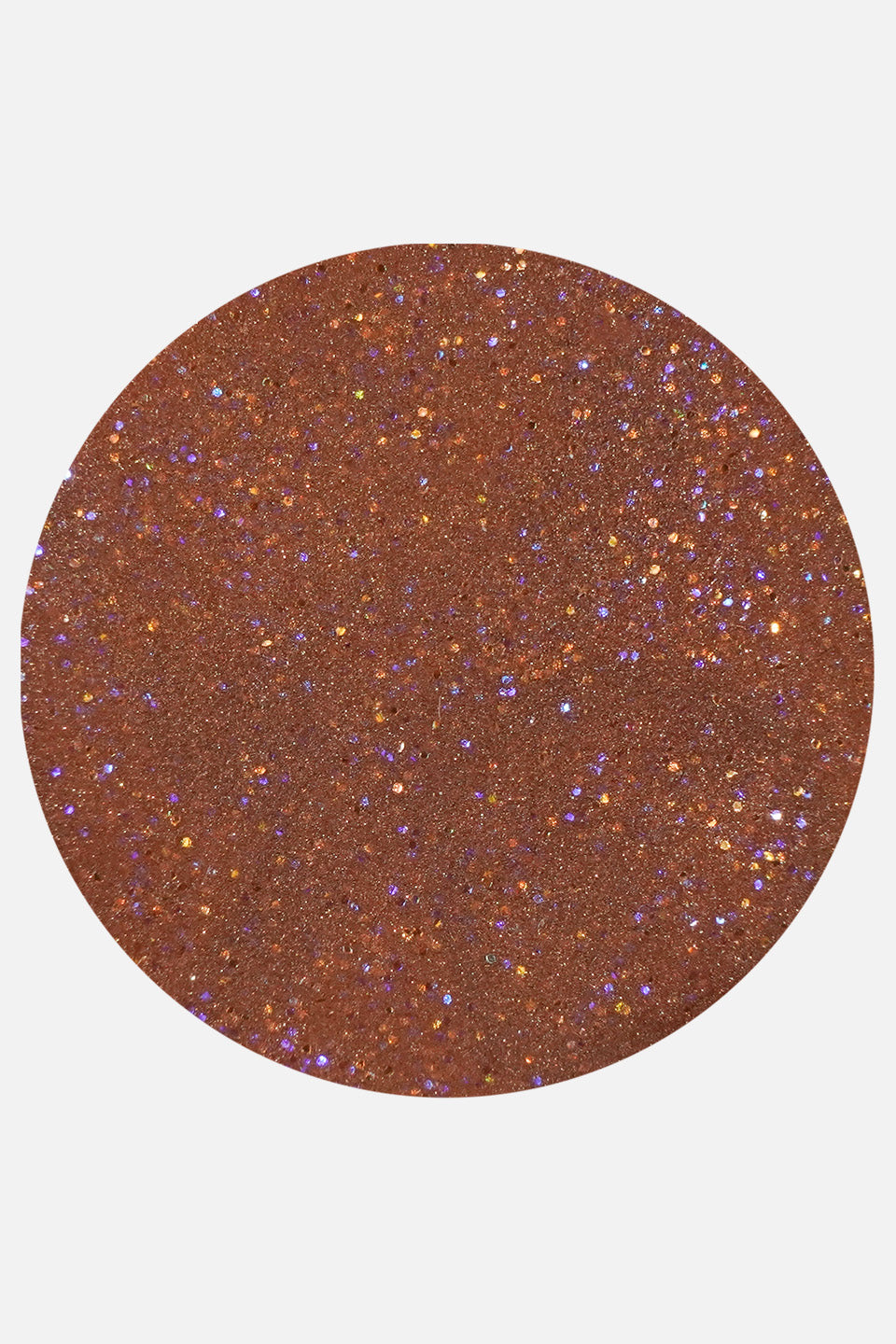 Polvere acrilica marrone terra glitter 5 g