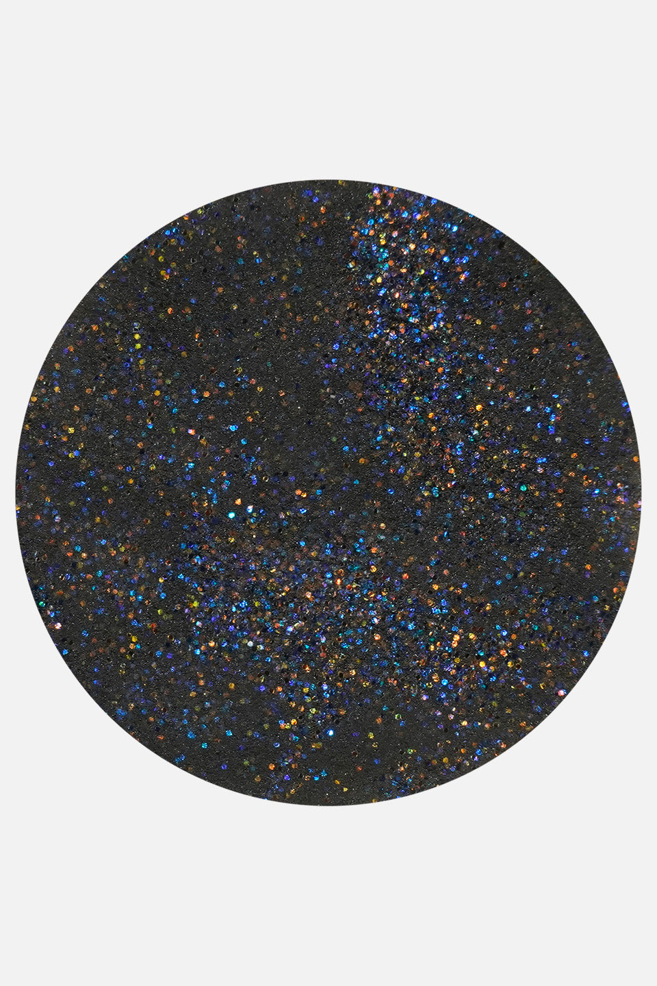 Polvere acrilica nero glitter 3 g