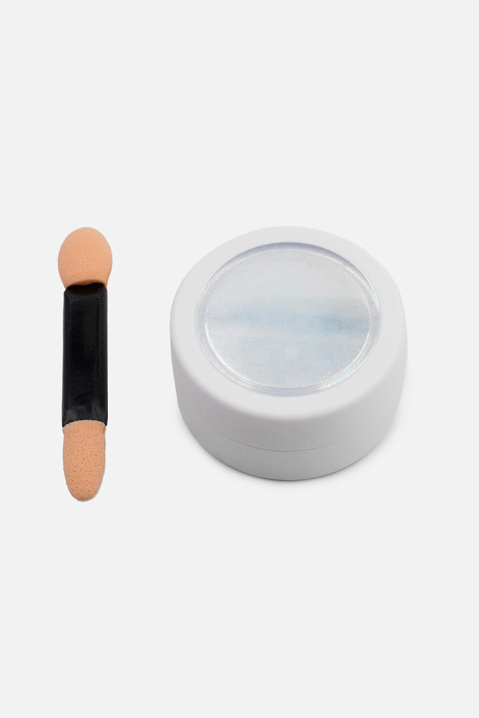 Polvo aurora para uñas azul