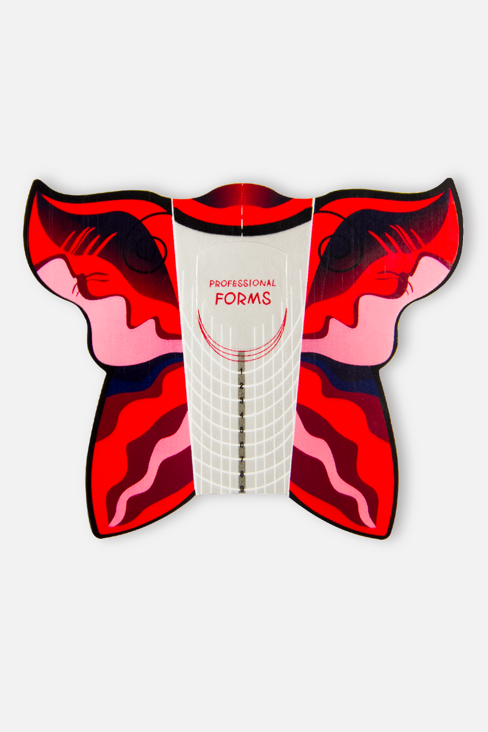 Cartine unghie forma farfalla 400 pz