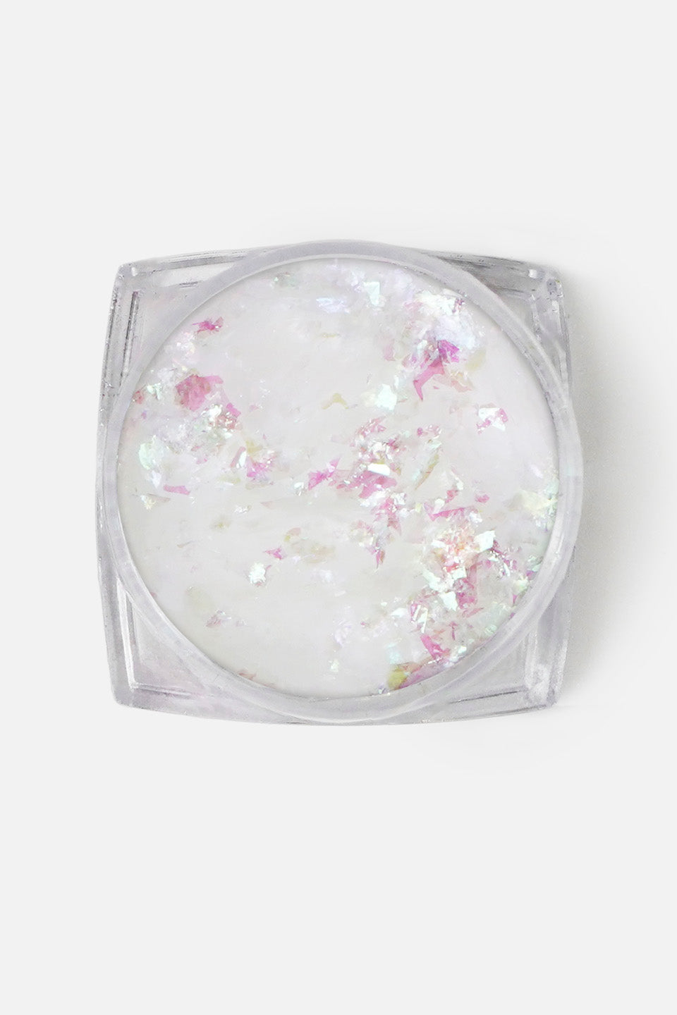 flakes iridescenti per nail art rosa