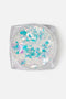 flakes per nail art iridescenti azzurro