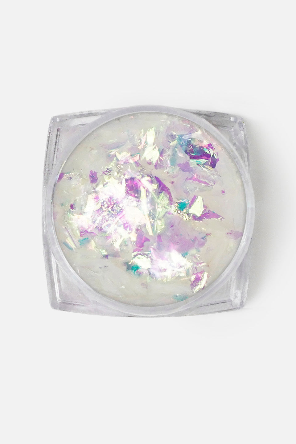 Flakes iridescenti per nail art lilla