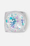 flakes iridescenti per nail art celeste