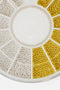 Ruota perline nail art oro e argento dettaglio perline