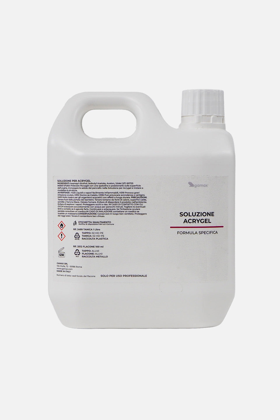 Flacone in plastica da 1 litro per acrygel