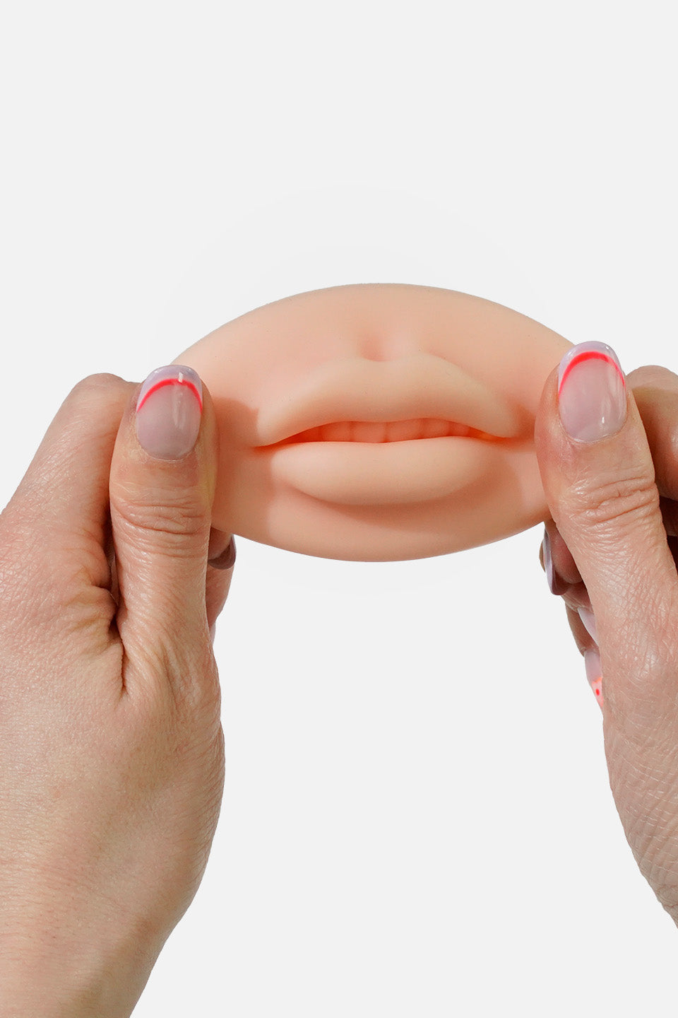 Labios de piel sintética para ejercicios de maquillaje
