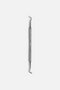 Steel cuticle pusher double hook tip
