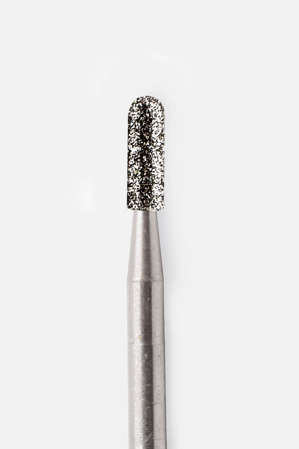 Fresa micromotore in diamante cilindrica arrotondata grana media