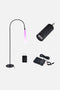 immagine che mostra tutti gli accessori inclusi, pedale, led e presa