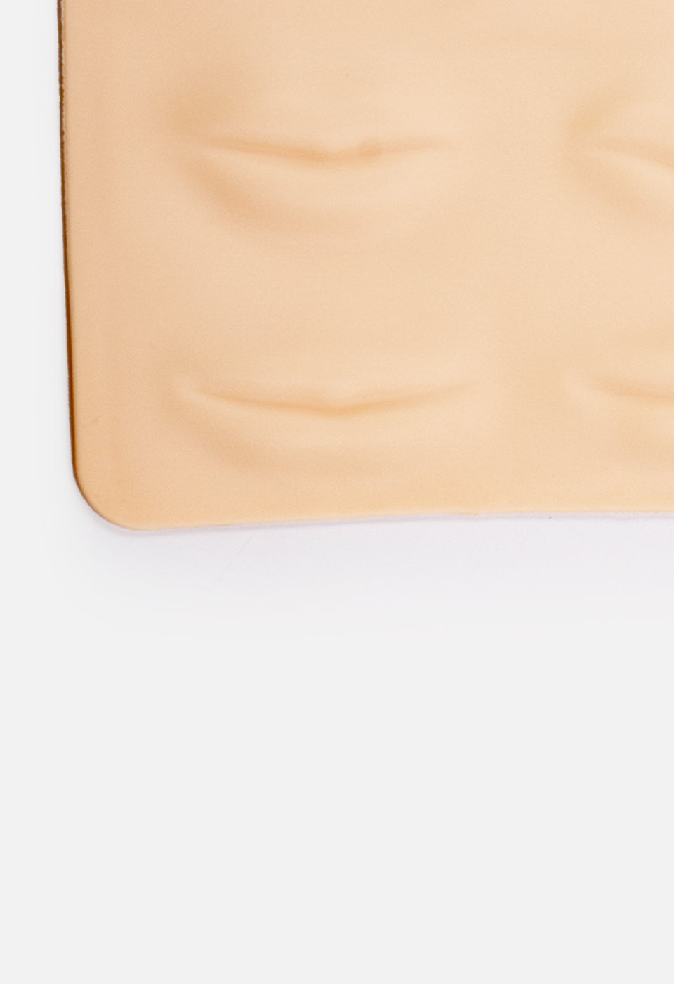 Piel sintética para prácticas microblading con labios y ojos