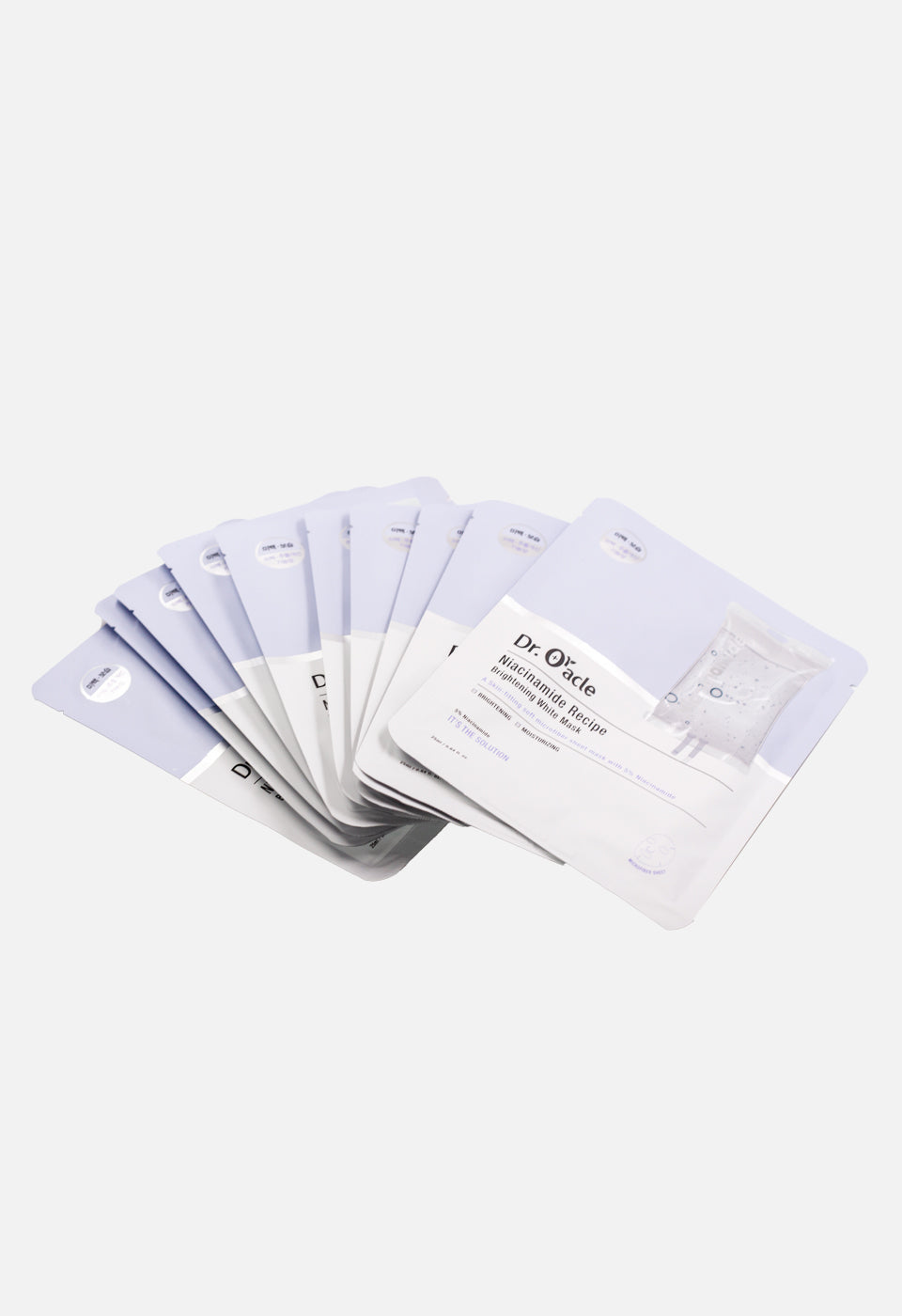 Maschera in tessuto schiarente Niacinamide 10 pz