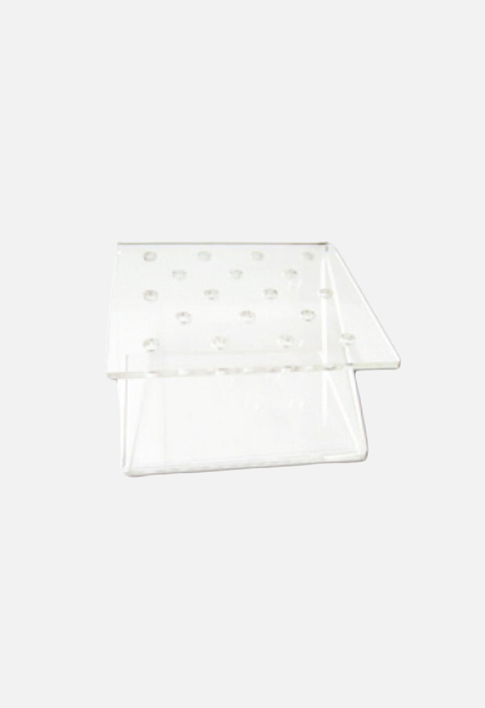 espositore palette 18 buchi di plastica trasparente