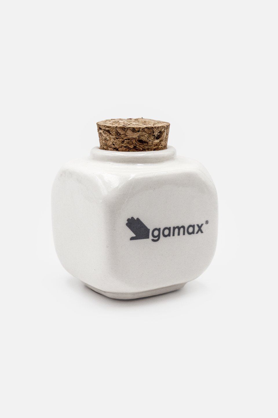 Contenedor de cerámica blanco