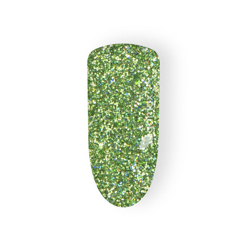 Glitter unghie in polvere verde