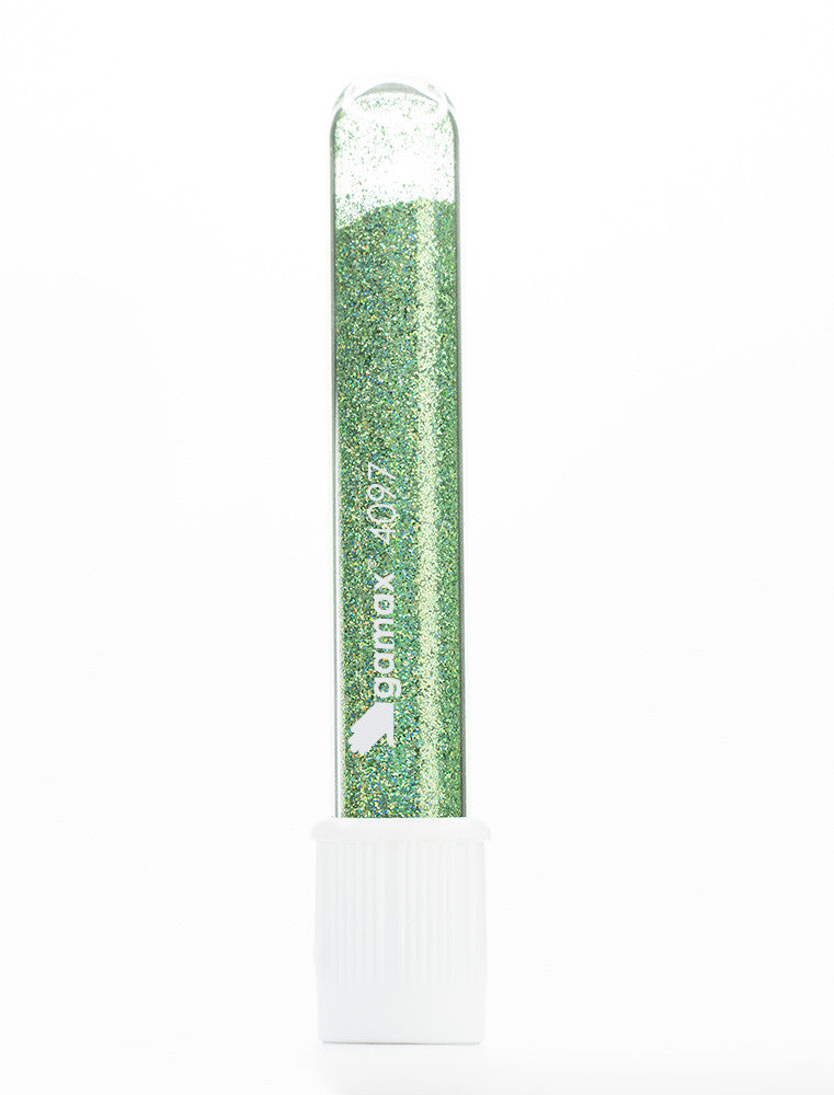 Glitter unghie in polvere verde