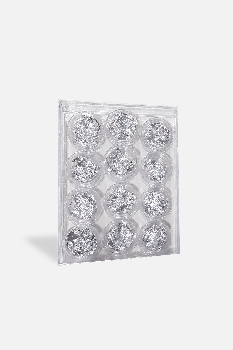 Foil pan de plata para nail art