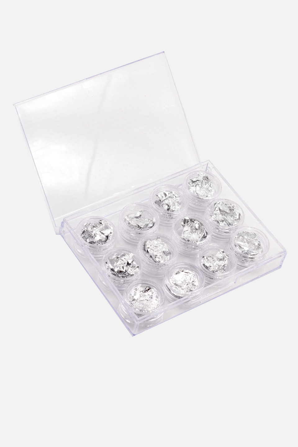 Foil pan de plata para nail art