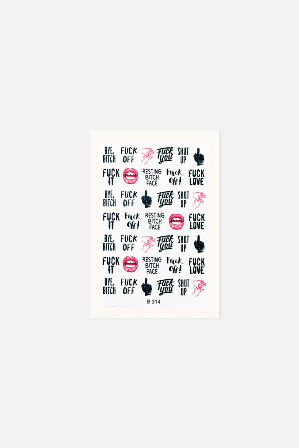 Pegatinas para uñas Rebel