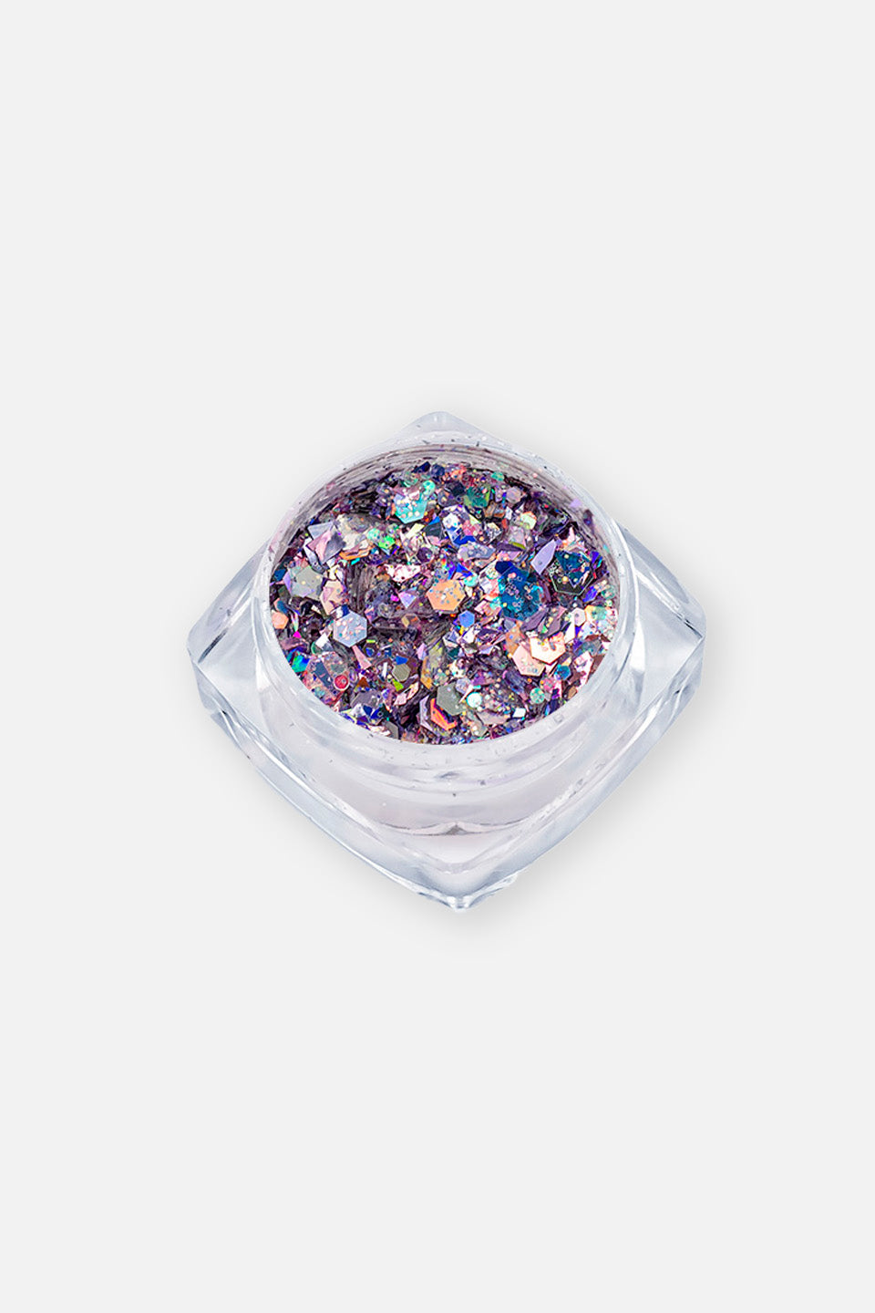 Lilac nail sequins
