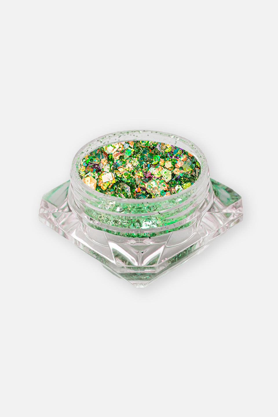 Lentejuelas para uñas verdes