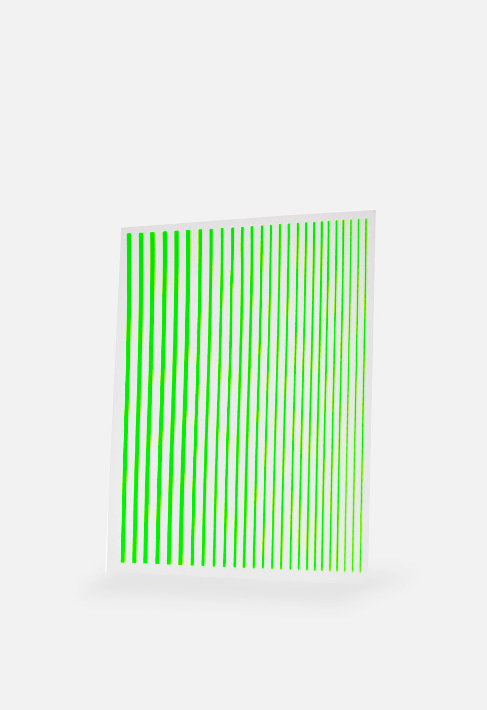 Cintas adhesivas para uñas Verde Fluo