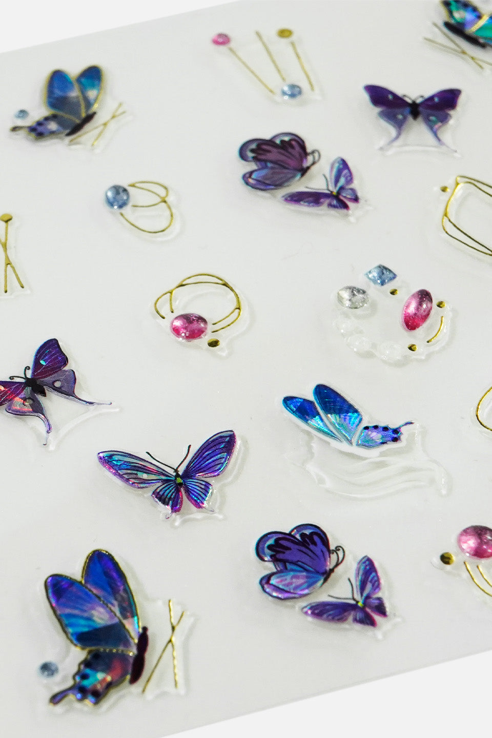 Adesivi per unghie farfalla