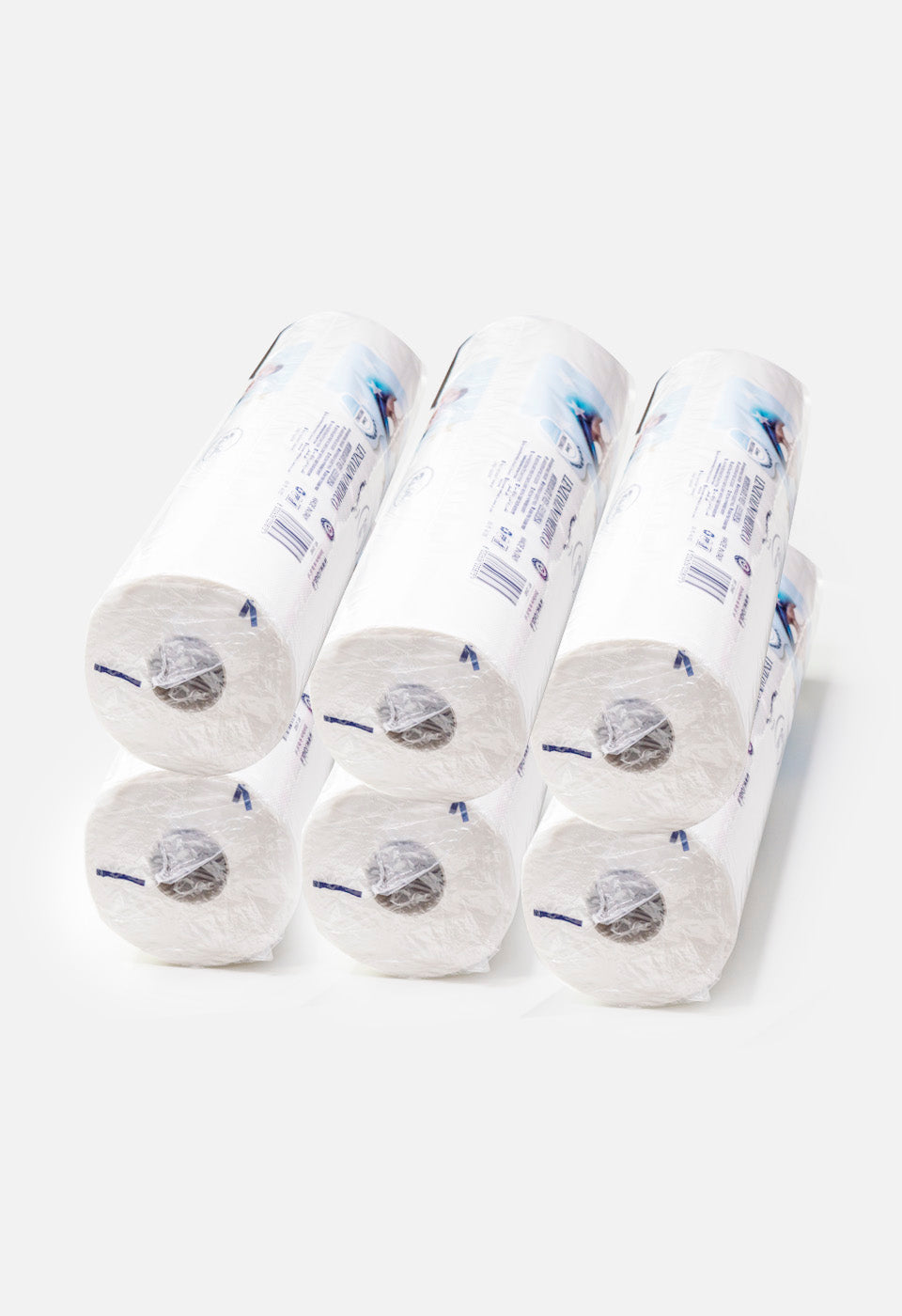 Sabanillas desechables para camillas de celulosa 2 capas 6 uds