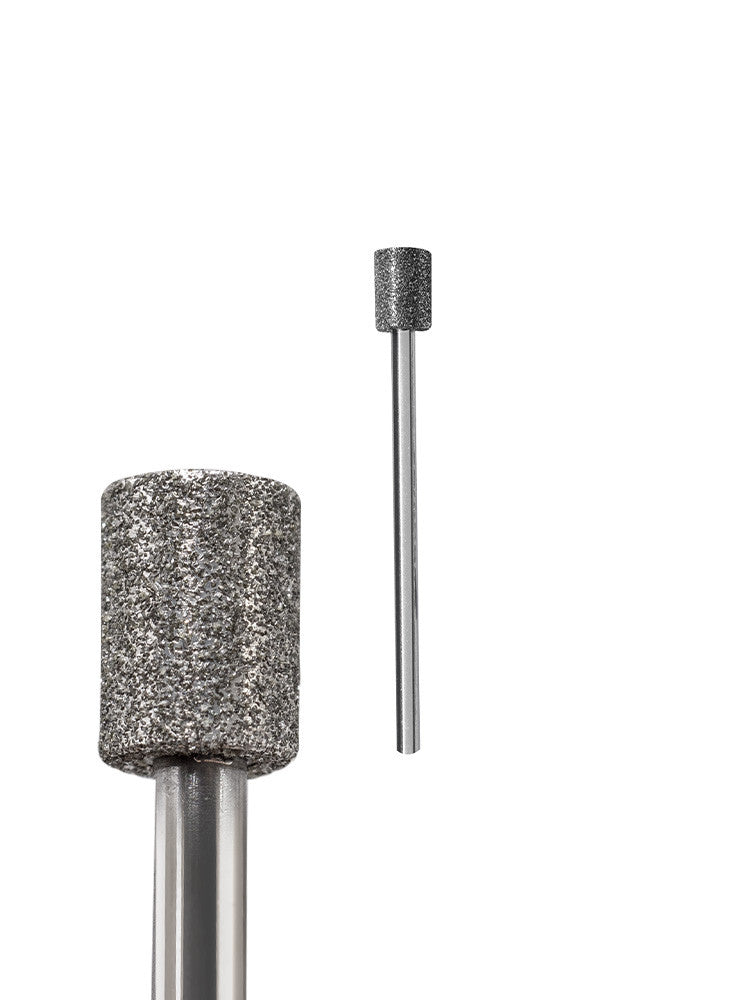 Fresa micromotore in diamante cilindrica piatta grana media