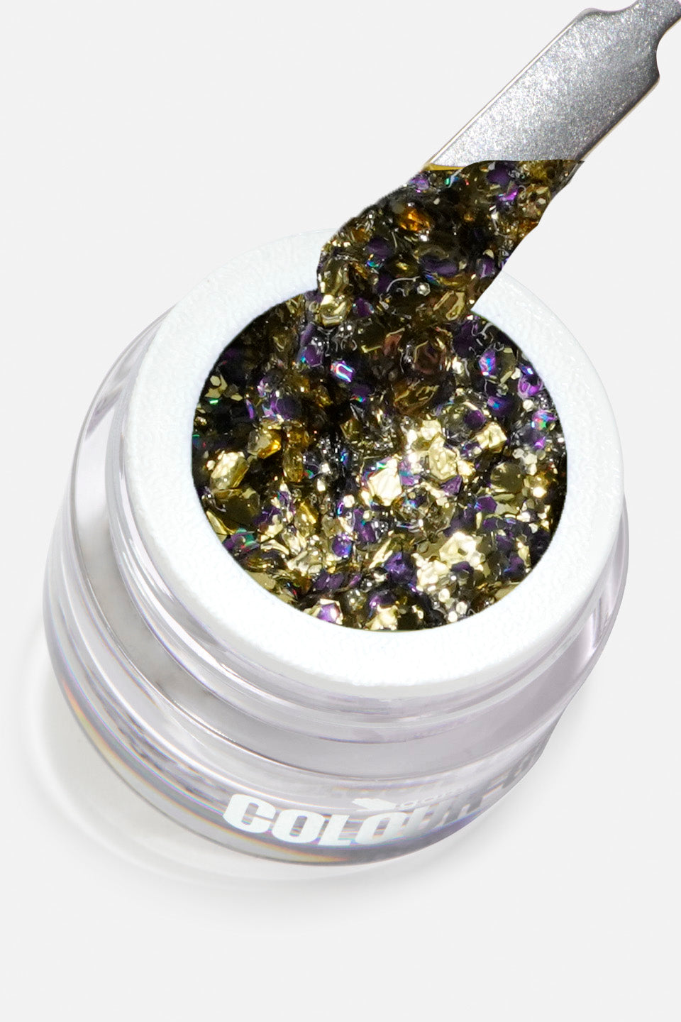 Gel UV de color dorado y lila Shine Lilac 5 g